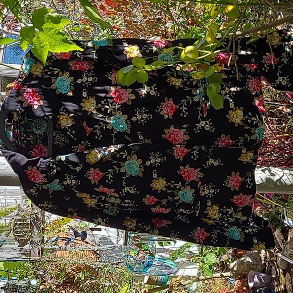 Johnny Was  Multi-Floral Embroidered Black Blazer NWT - Picture 9 of 10